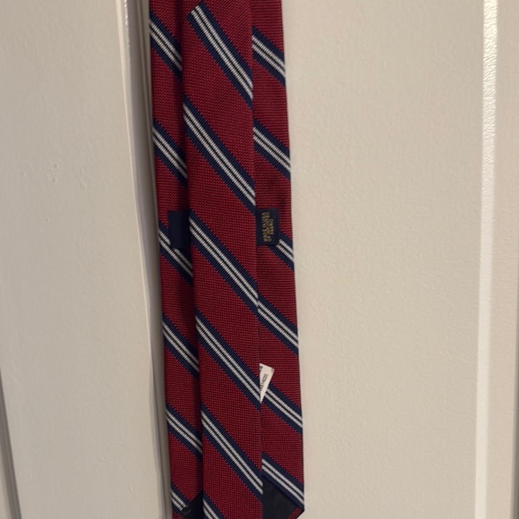 Brooks Brothers Red and Blue Striped Silk Tie - Picture 5 of 5